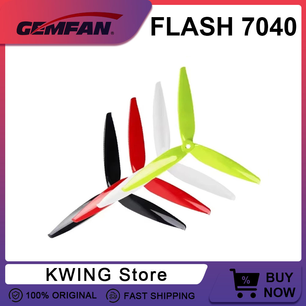 Drone Kit Long Range - 4Pairs / 6Pairs Gemfan Flash 7040