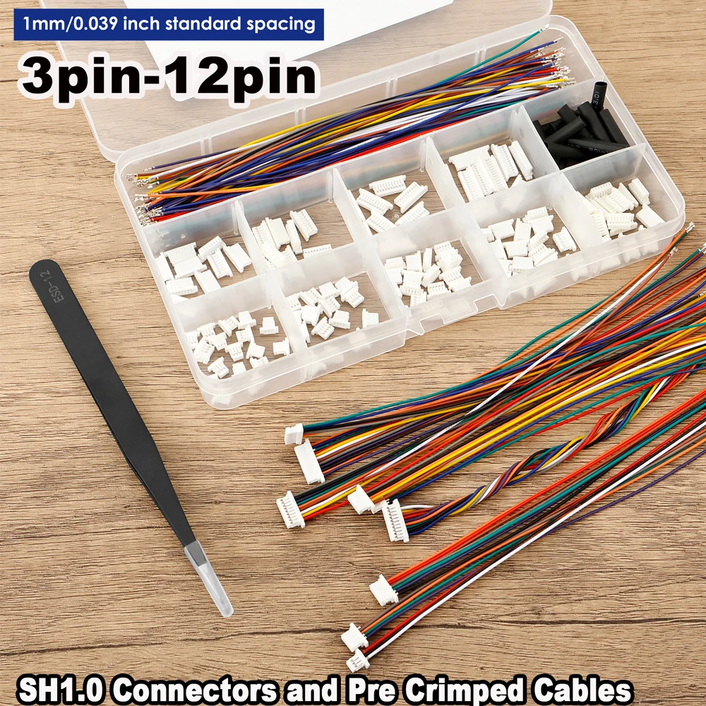 SH1.0mm Connector Kit with 150 - đánh giá và giá Drone Kit Plug And Play