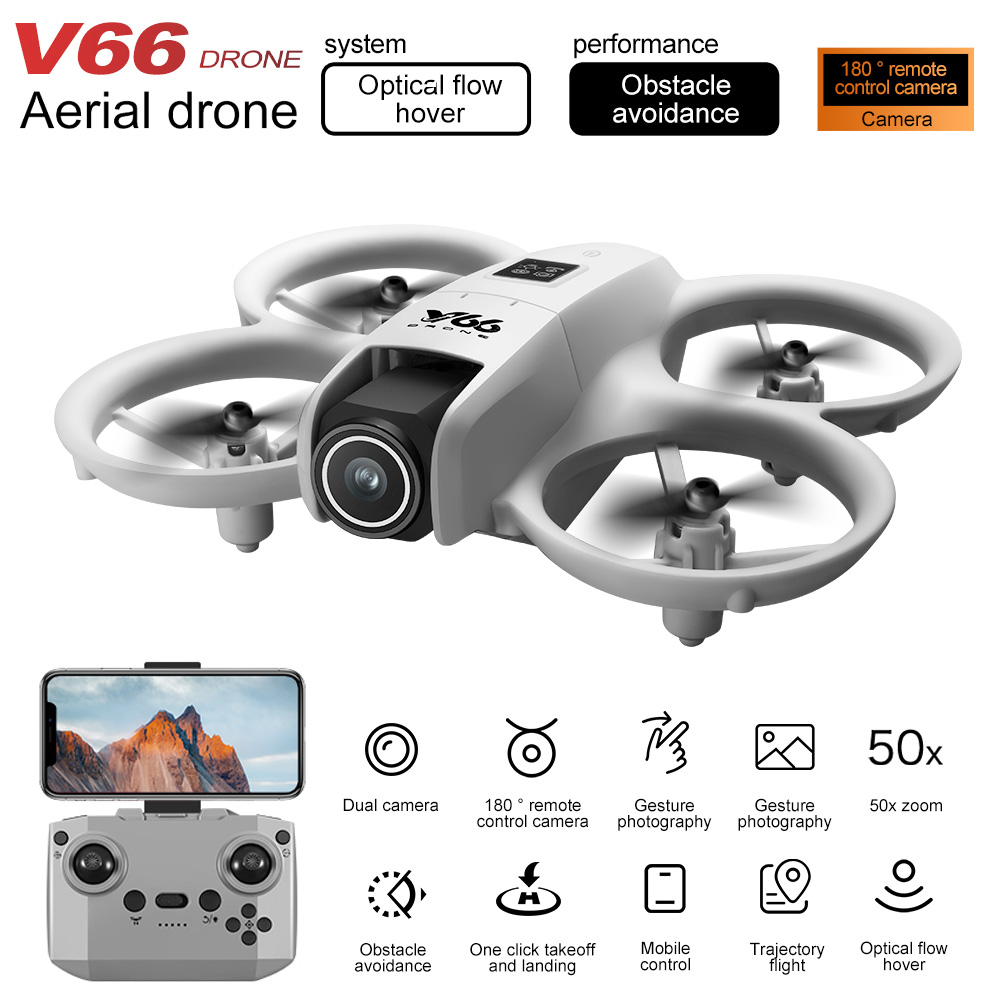 New V66 Mini Drone HD Camera 4 - đánh giá và giá Drone Kit Professional