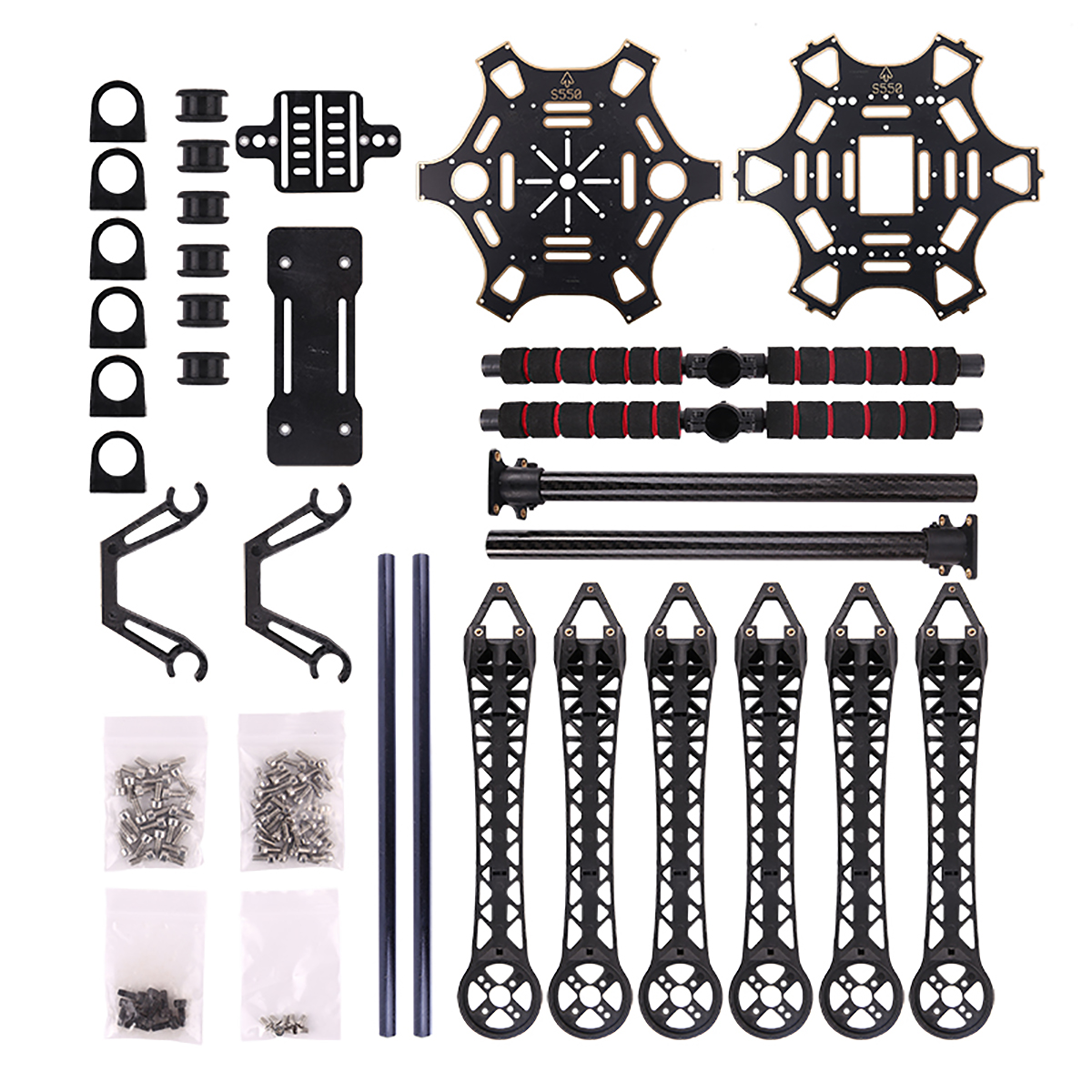 S550 F550 500 Upgrade Hexacopt - đánh giá và giá Drone Kit Hexacopter
