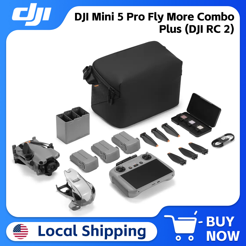 DJI Mini 5 Pro Fly More Combo  - đánh giá và giá Drone Kit With Camera