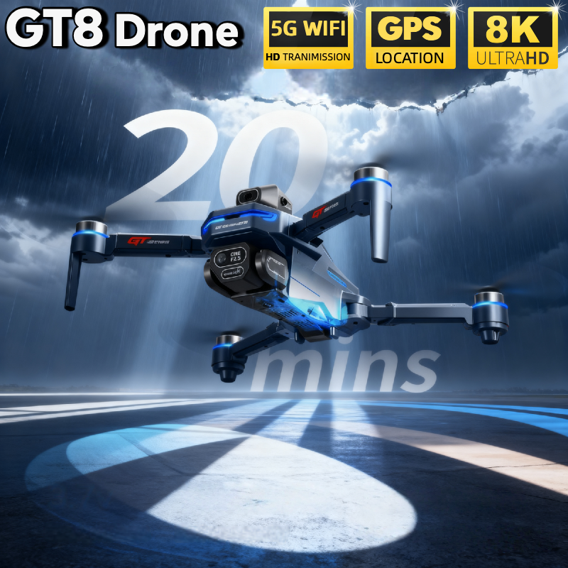 For Genuine GT8 Drone 4K Profe - đánh giá và giá Drone Kit Long Range