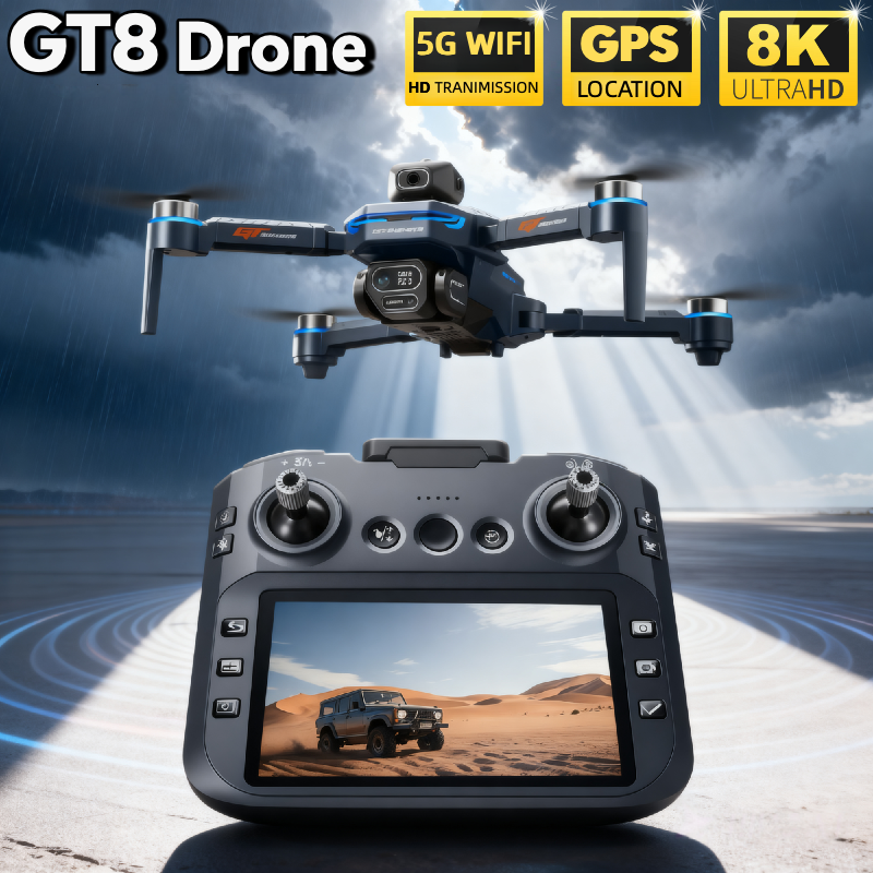 For Genuine GT8 Drone 4K Profe - đánh giá và giá Drone Kit Long Range