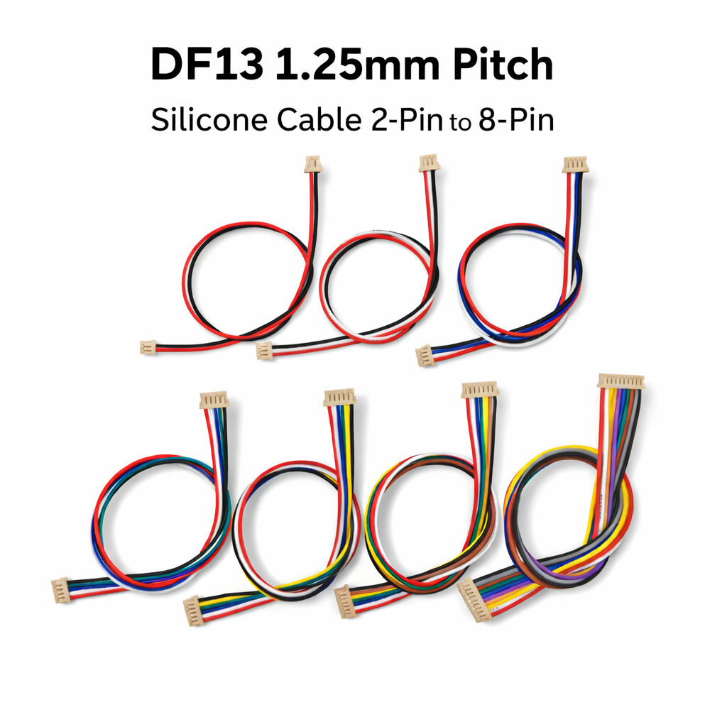5PCS DF13 1.25mm Connector Cab - đánh giá và giá Drone Kit Hexacopter