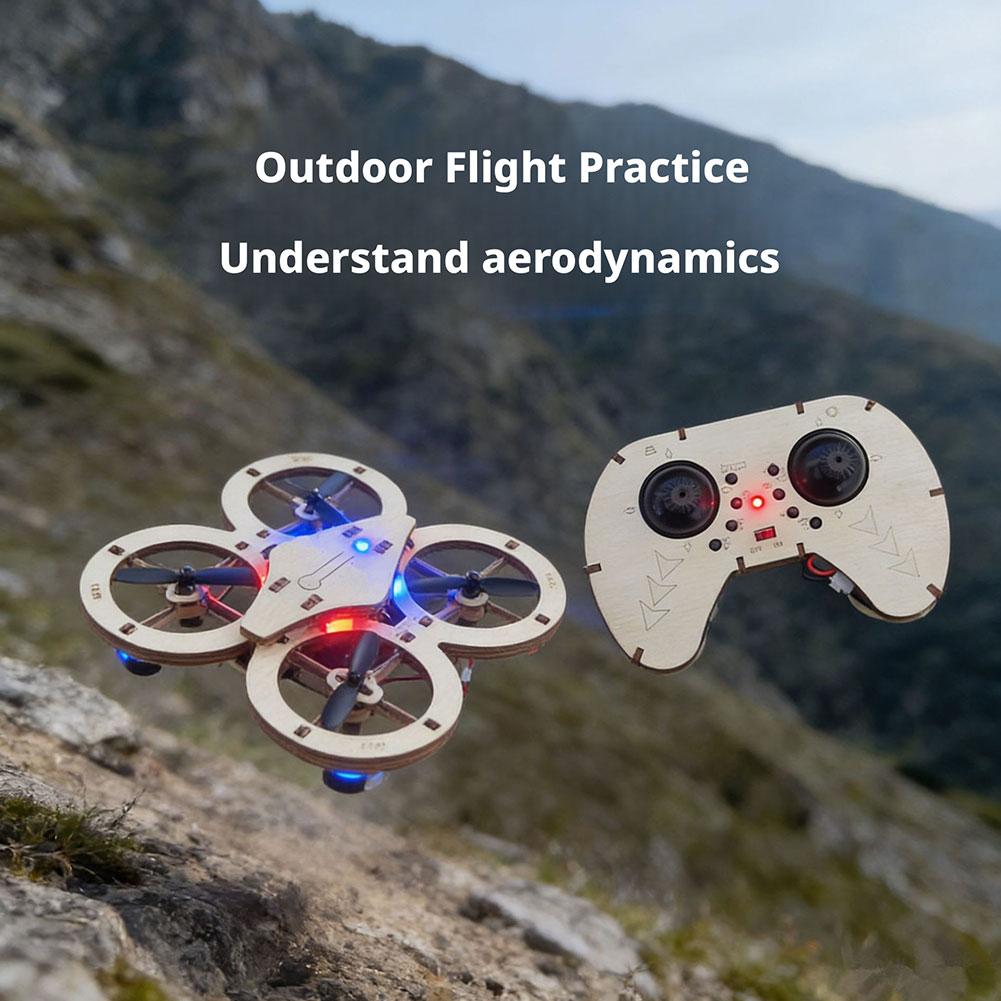 DIY Wooden RC Drone Quadcopter - đánh giá và giá Drone Kit Octocopter