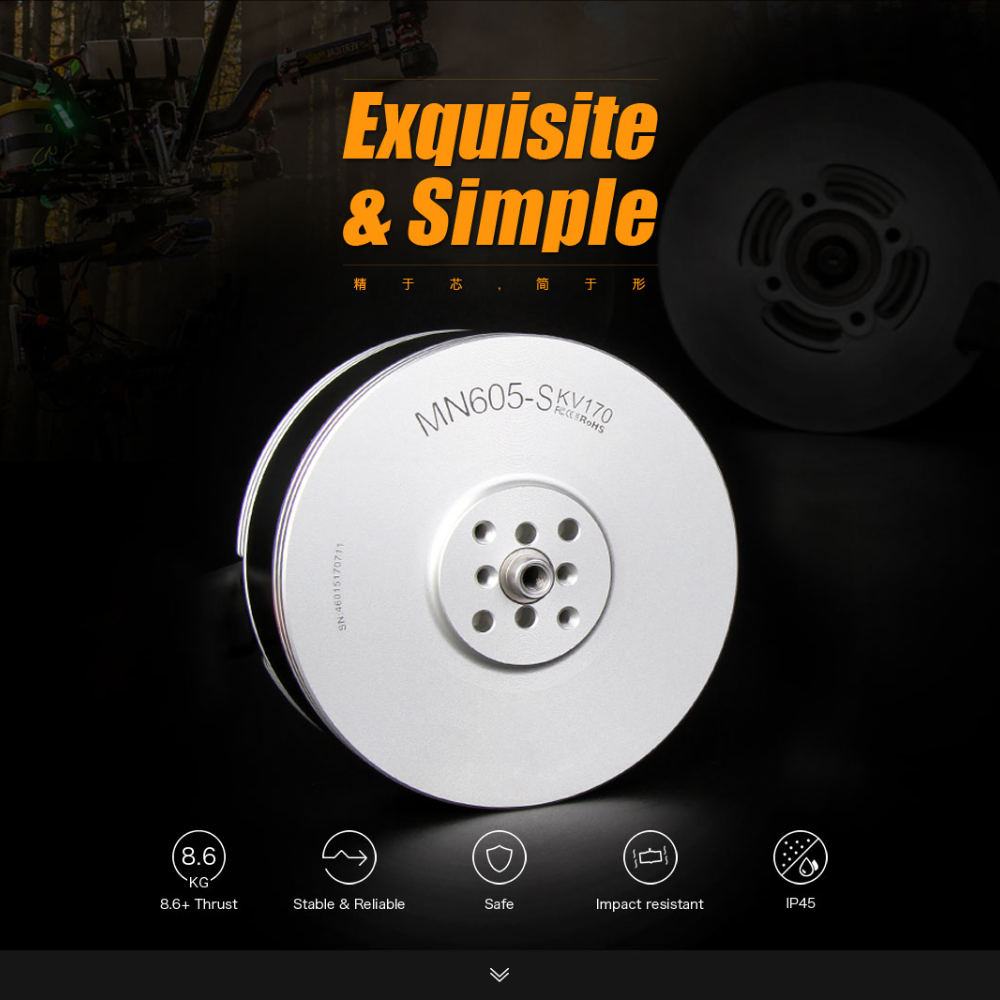 T-MOTOR 2PCS/SET Brushless Mot - đánh giá và giá Drone Kit Waterproof