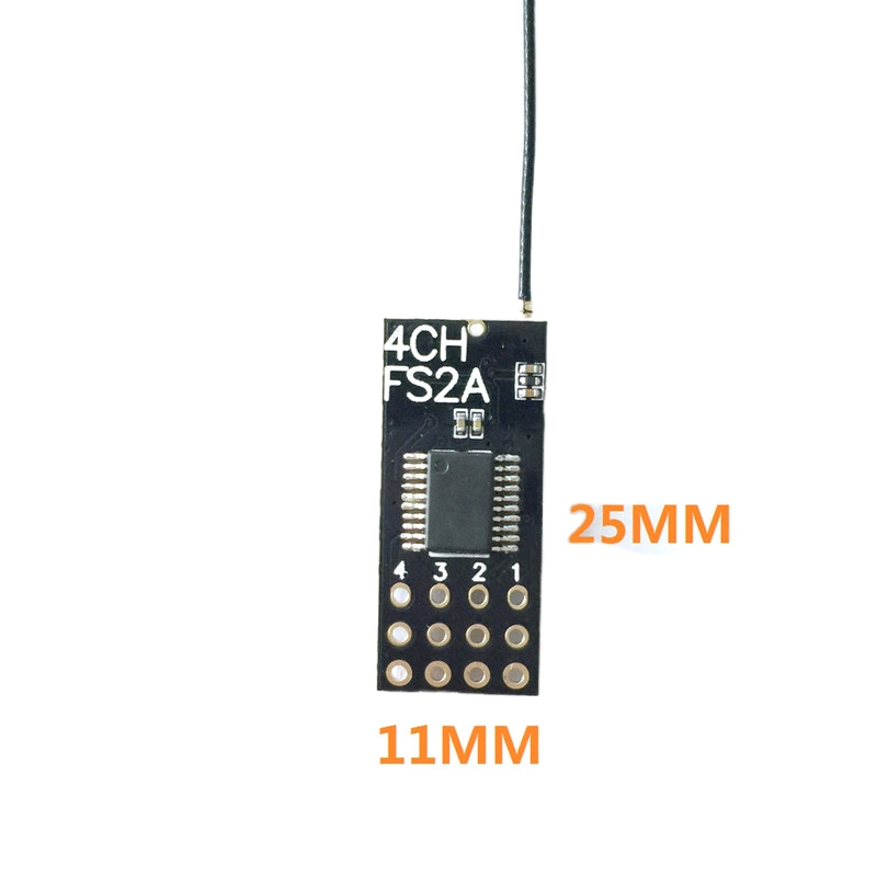 Flysky FS2A Mini Receiver 4CH  - đánh giá và giá Drone Kit Long Range