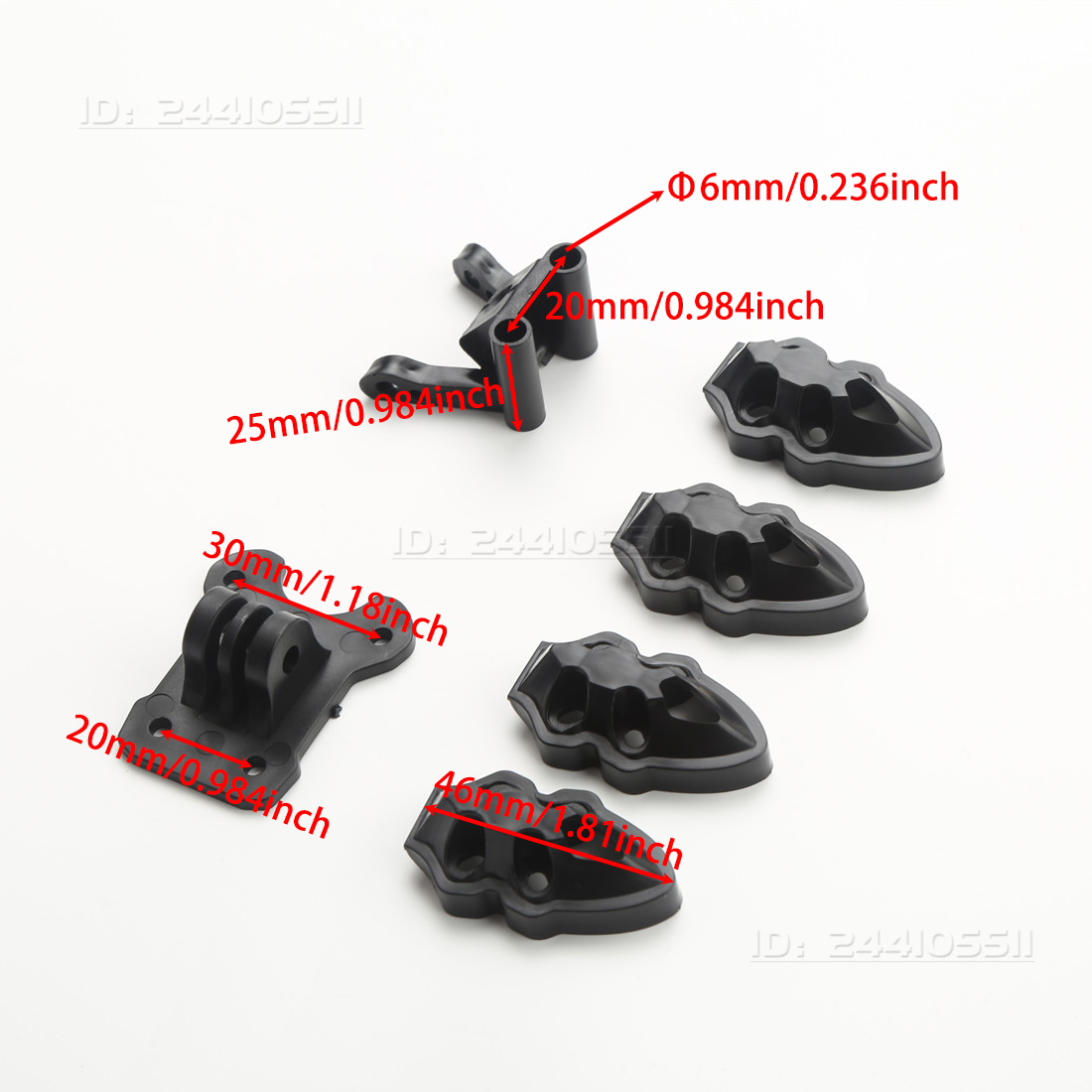FPV Drone Frame 3D Printed Set - đánh giá và giá Drone Kit Racing