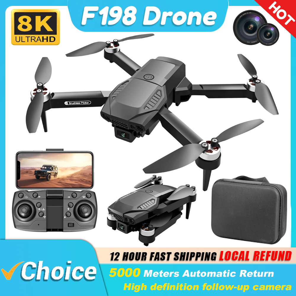 New F198 Drone Professional Du - đánh giá và giá Drone Kit Vtol