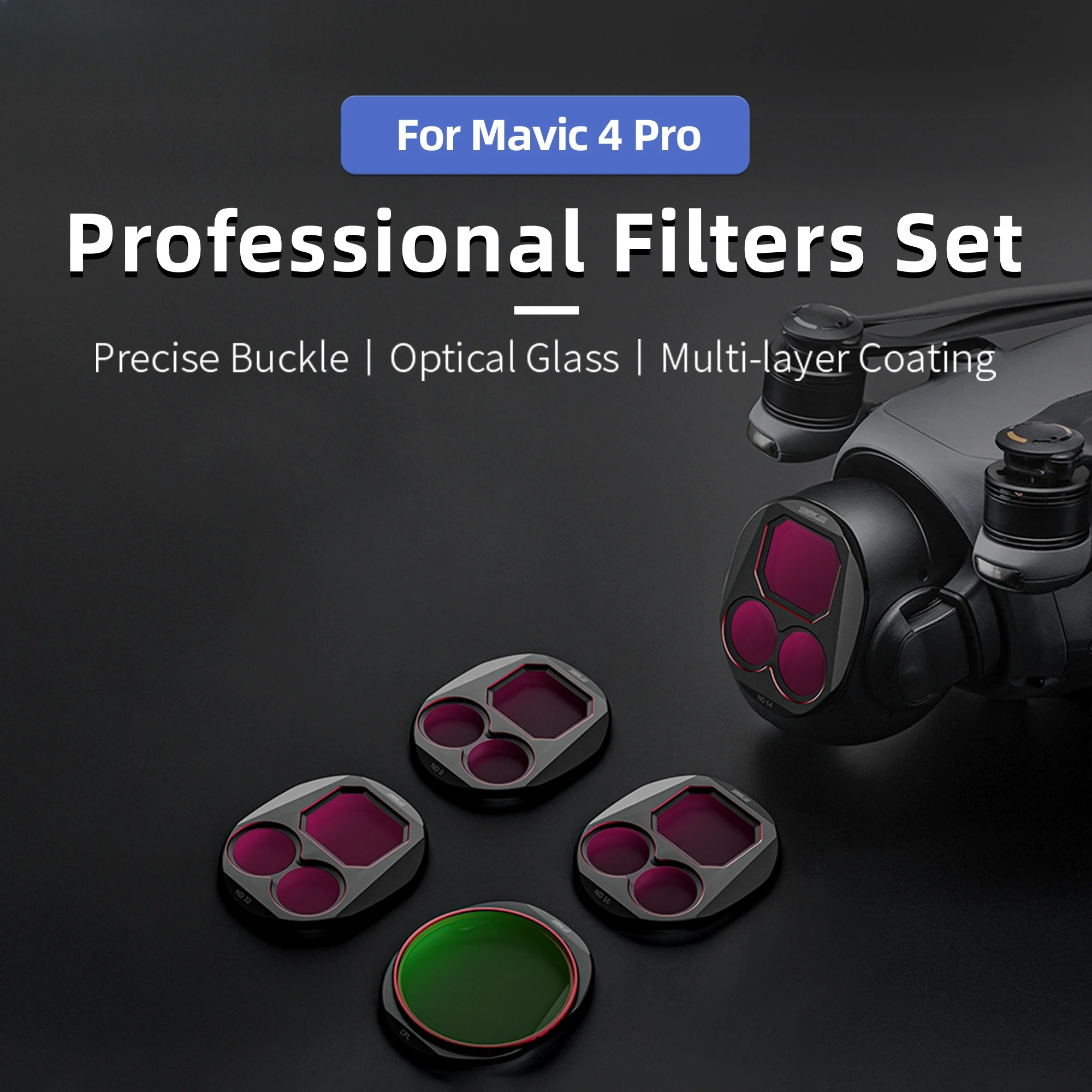 4Pcs Drone Camera ND Filters S - đánh giá và giá Drone Kit Waterproof
