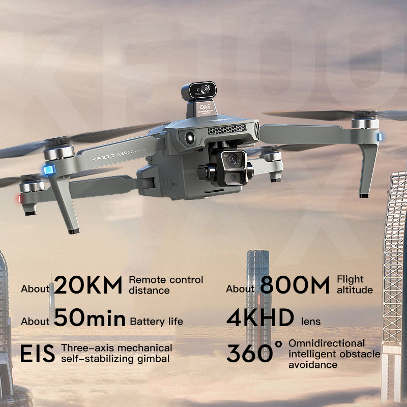 SJRC KF100 MAX 8K UHD Photo HD - đánh giá và giá Drone Kit Professional