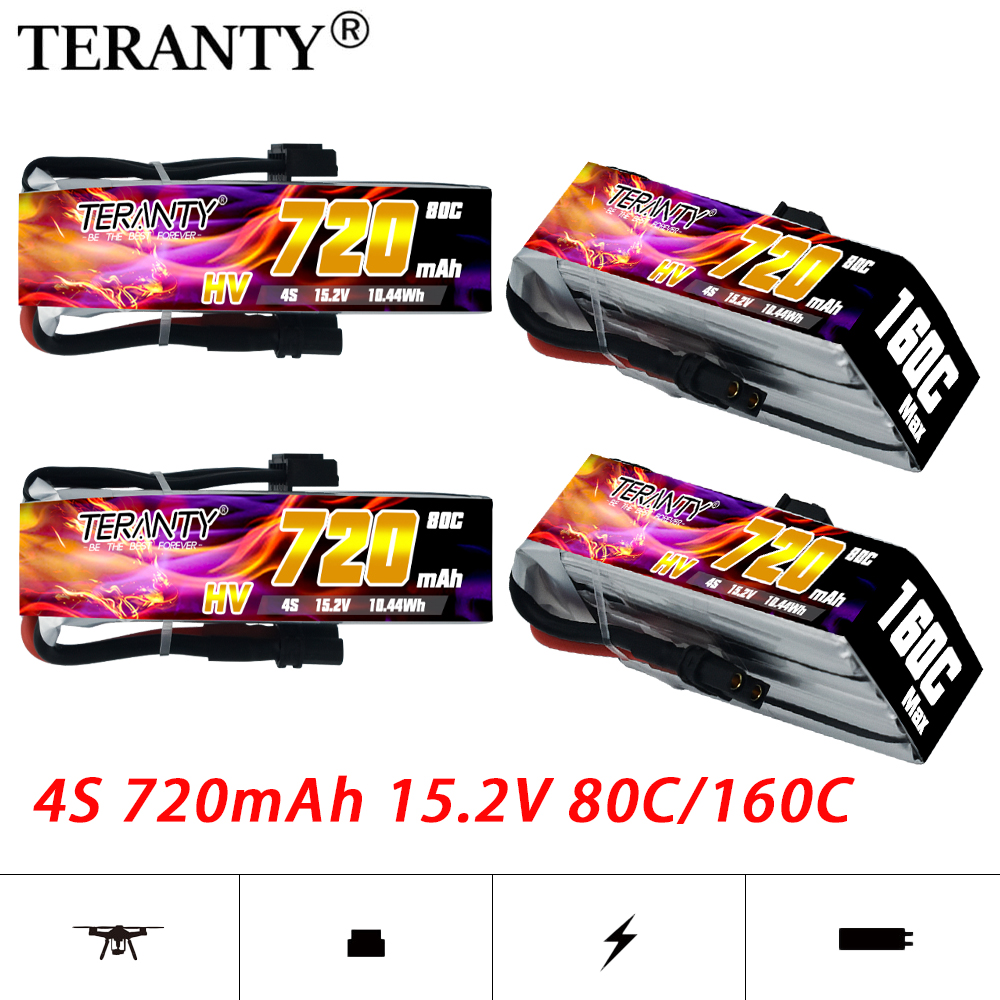 TERANTY 720mAh 4S 15.2V HV Lip - đánh giá và giá Drone Kit Racing