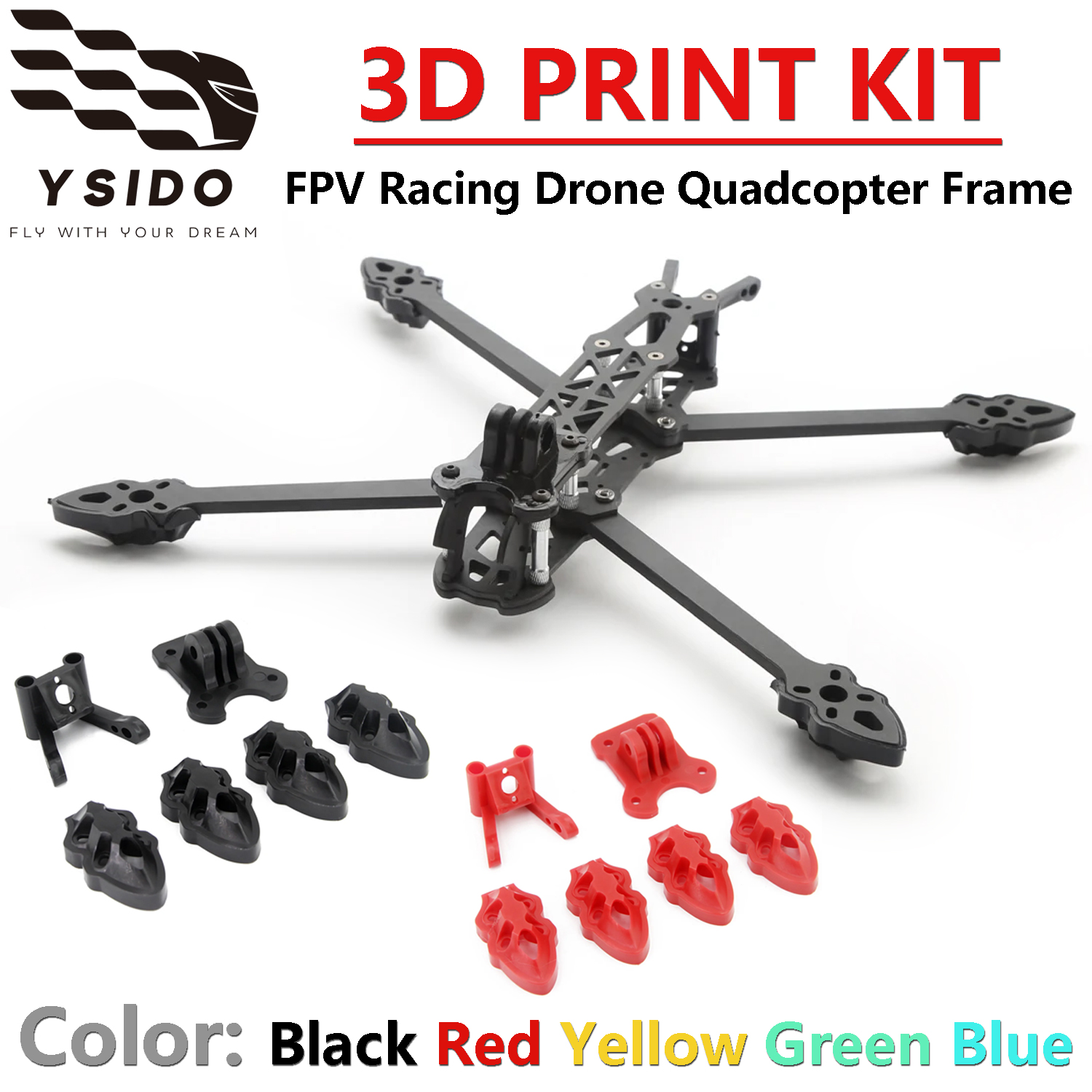 Camera Mounting/Antenna/Motor  - đánh giá và giá Drone Kit Build Yourself