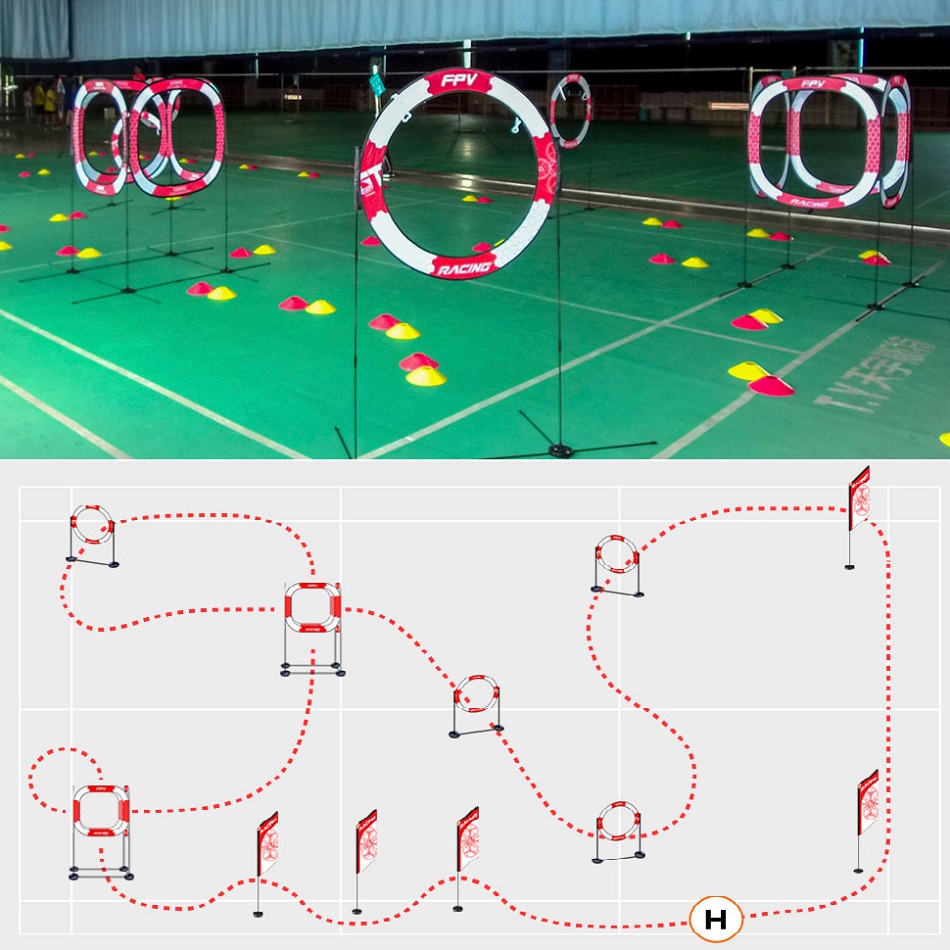 FPV Racing goal Gate airplane  - đánh giá và giá Drone Kit Vtol