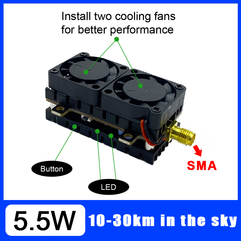 Long Range 5.8GHz 5.5W Video T - đánh giá và giá Drone Kit Long Range