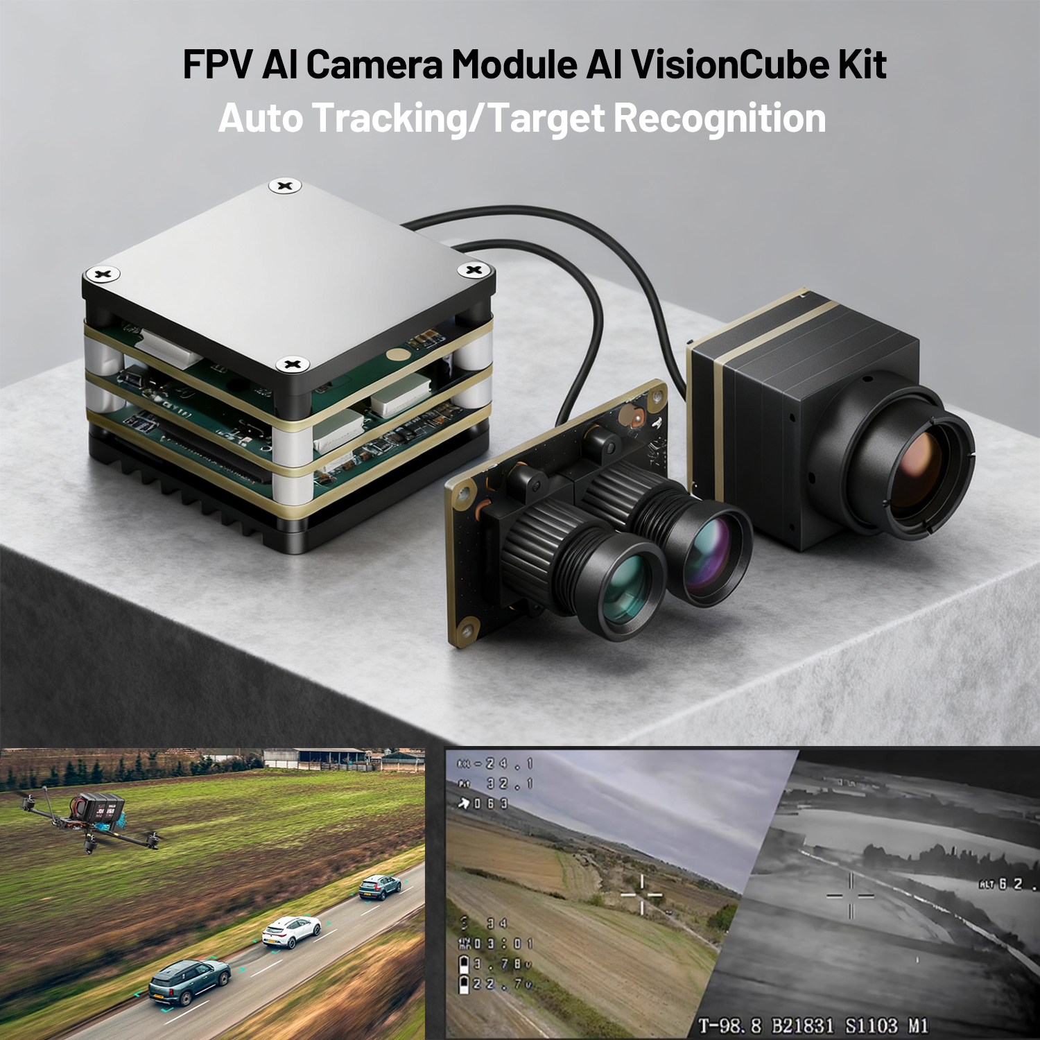 FPV AI Camera Module AI Vision - đánh giá và giá Drone Kit With Camera