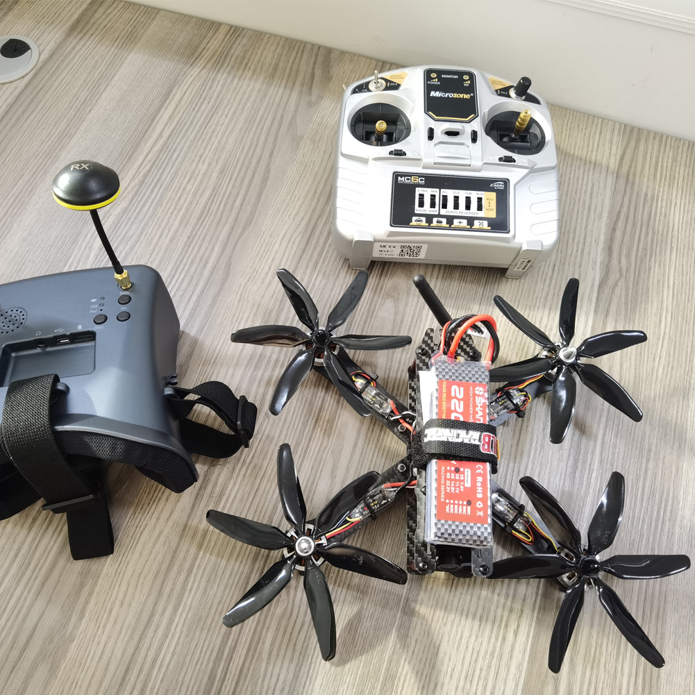 10pcs 504060 5x4x6 6-Blade Sin - đánh giá và giá Drone Kit Racing