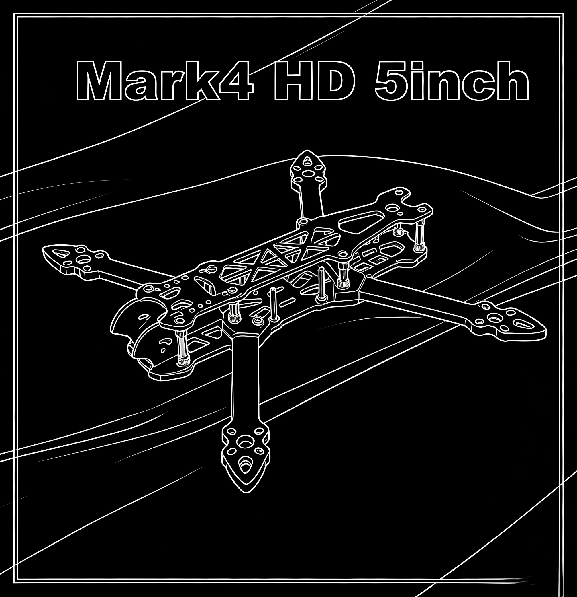MARK4 V2 Mark 4 V2 5inch 240mm - đánh giá và giá Drone Kit Racing