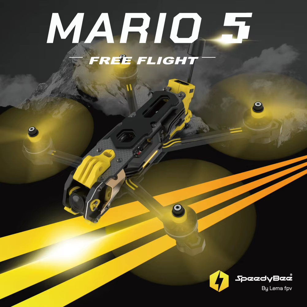 SpeedyBee Mario 5 Frame 5 Inch - đánh giá và giá Drone Kit Build Yourself